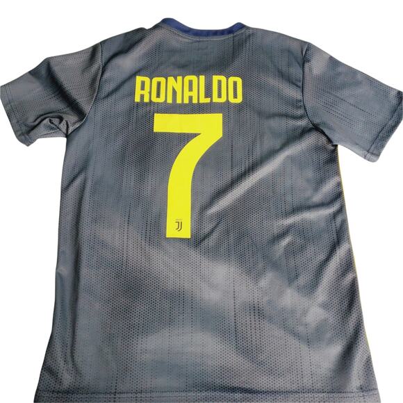 JEEP Ronaldo 7 Juventus Jersey Soccer Shirt Size EU 26 US Men's S 1348 - Picture 3 of 5